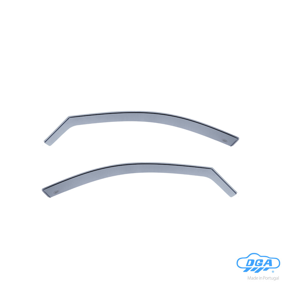 Front in-channel wind deflectors, 2 pcs, long type - compatible for Bmw Serie 5 (F10) (01/10>01/17) - Bmw Serie 5 Touring (F11) (06/10>03/17)