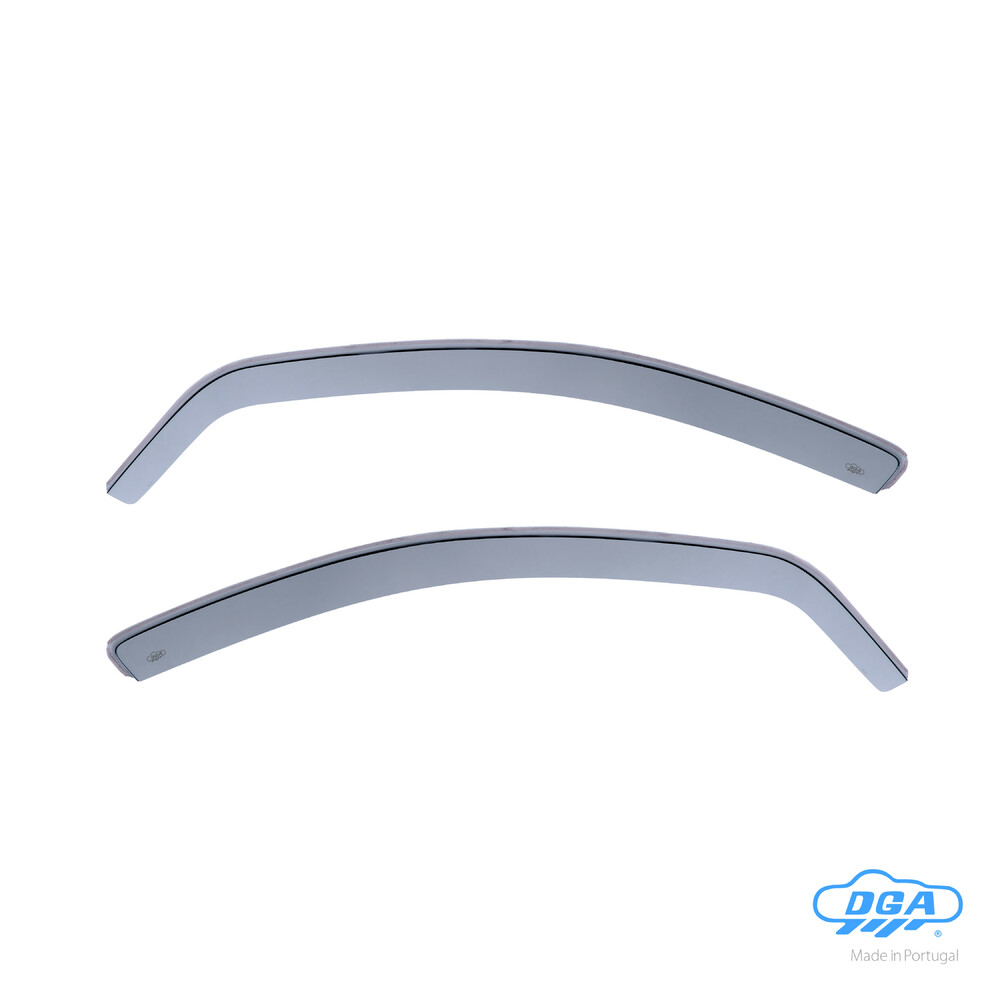 Front in-channel wind deflectors, 2 pcs, long type - compatible for Dacia Duster (05/10>01/18)