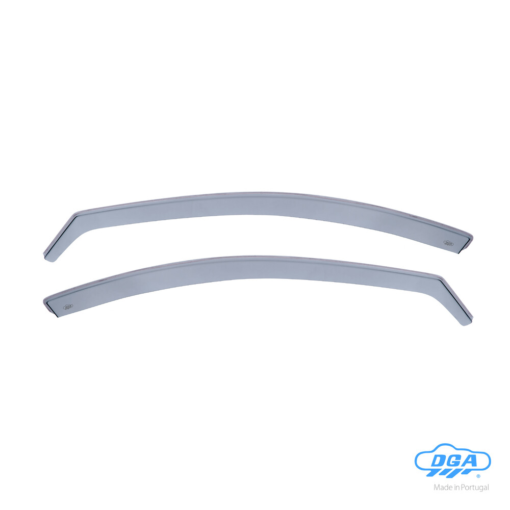 Front in-channel wind deflectors, 2 pcs, long type - compatible for Chevrolet Captiva (07/06>09/15)