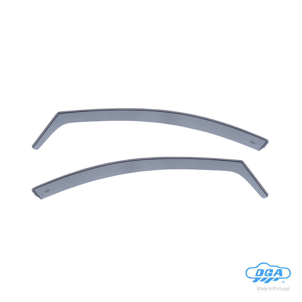 Front in-channel wind deflectors, 2 pcs, long type - compatible for Chevrolet Cruze 4p (03/09>09/15) - Chevrolet Cruze 5p (09/11>11/15)