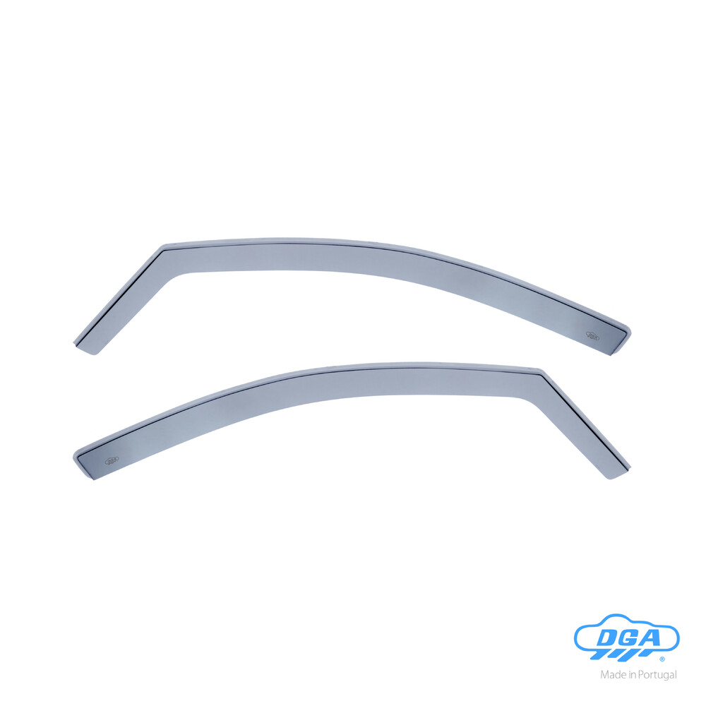 Front in-channel wind deflectors, 2 pcs, long type - compatible for Ford Fiesta 5p (05/02>08/08)
