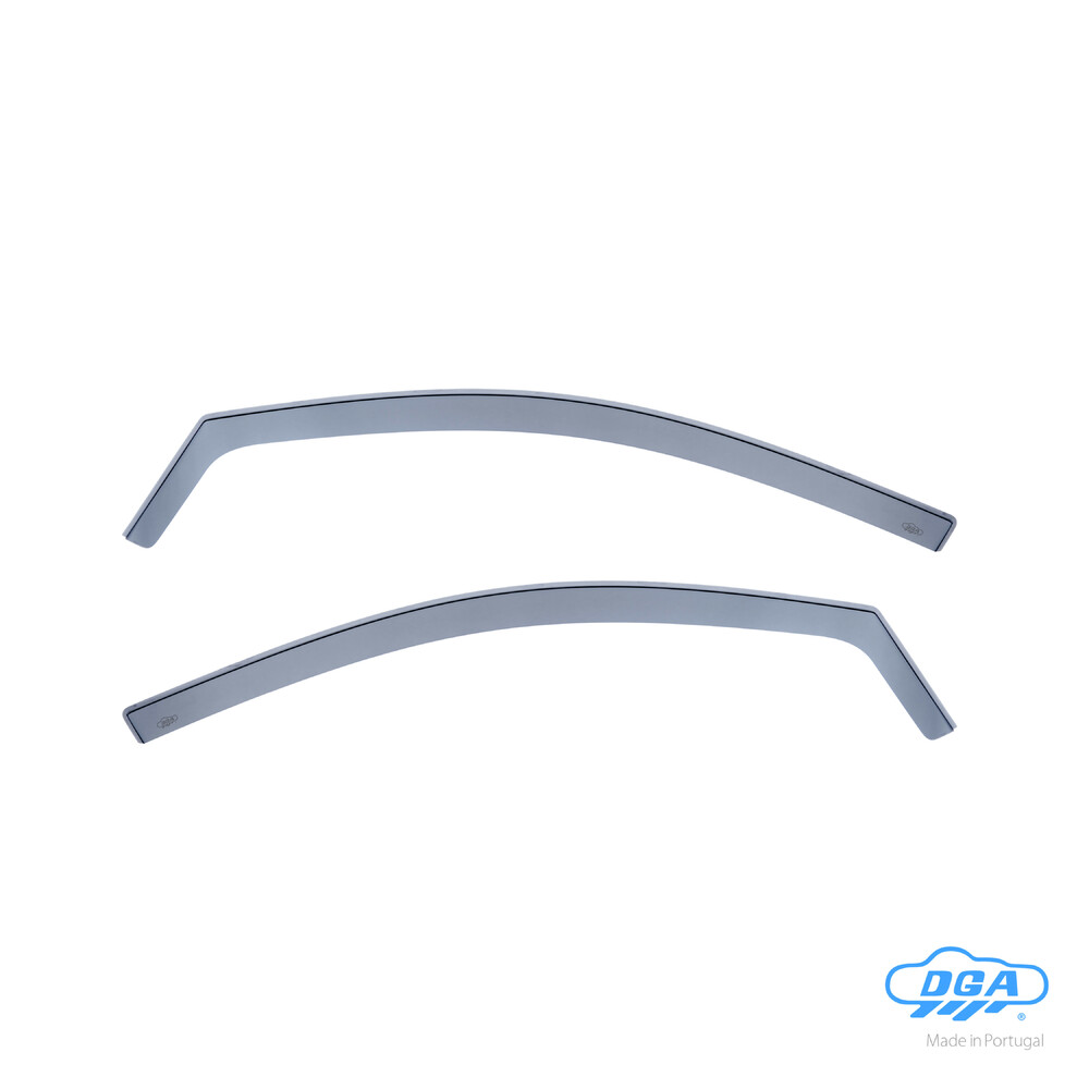 Front in-channel wind deflectors, 2 pcs, long type - compatible for Ford Focus 3p (02/05>02/11)
