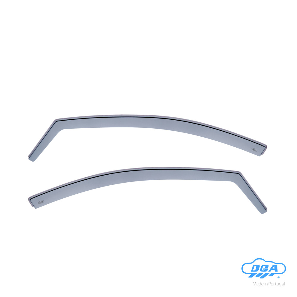Front in-channel wind deflectors, 2 pcs, long type - compatible for Ford Focus 5p (02/05>02/11) - Ford Focus Wagon (02/05>05/11)