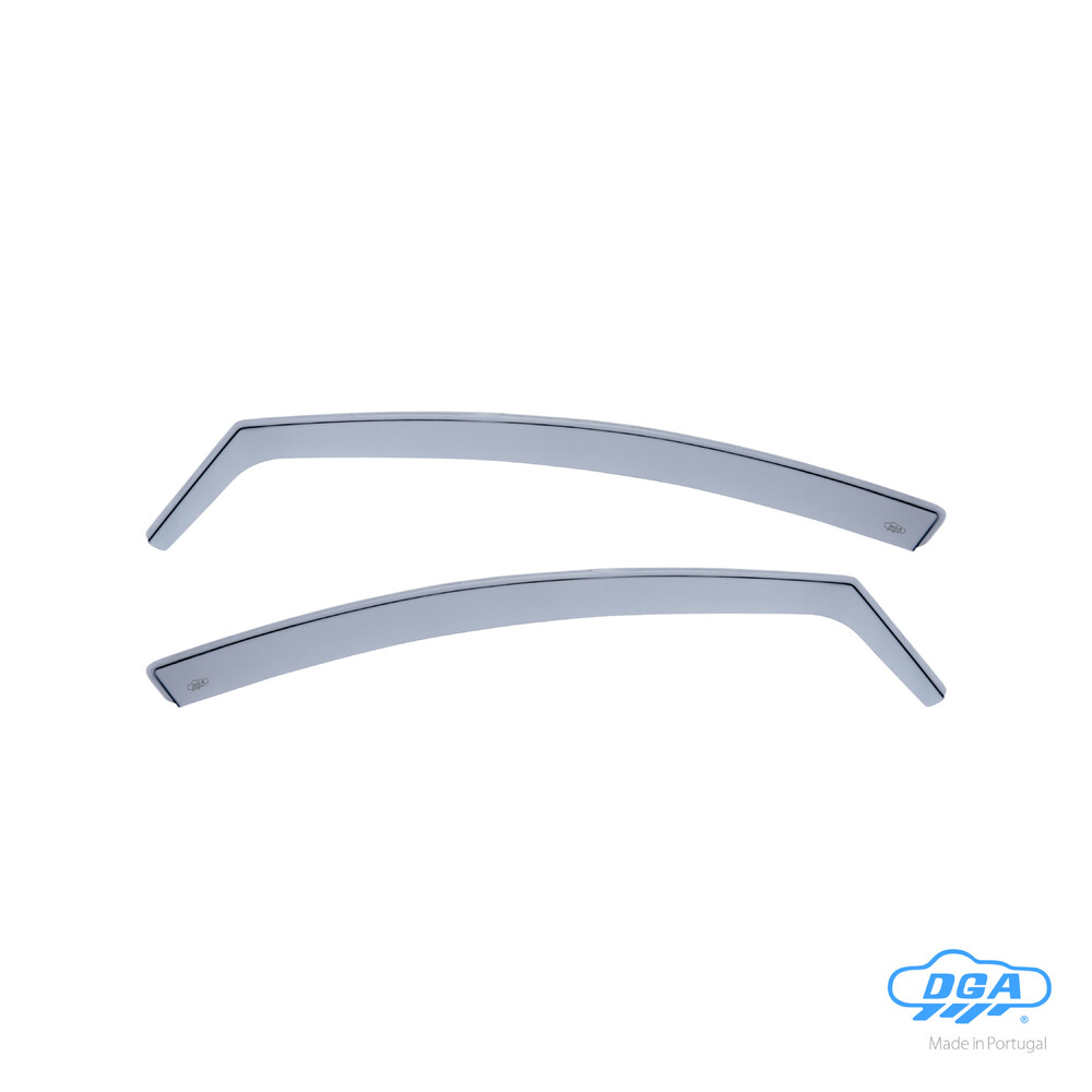 Front in-channel wind deflectors, 2 pcs, long type - compatible for Ford Mondeo 4p (05/07>10/14) - Ford Mondeo 5p (05/07>10/14) - Ford Mondeo Wagon (05/07>10/14)