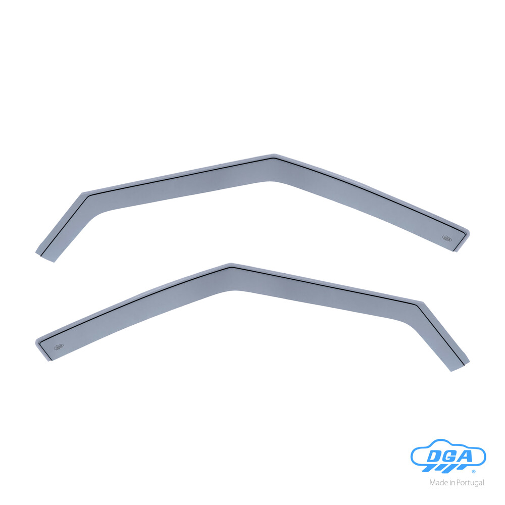 Front in-channel wind deflectors, 2 pcs, long type - compatible for Ford S-Max (04/10>09/15)