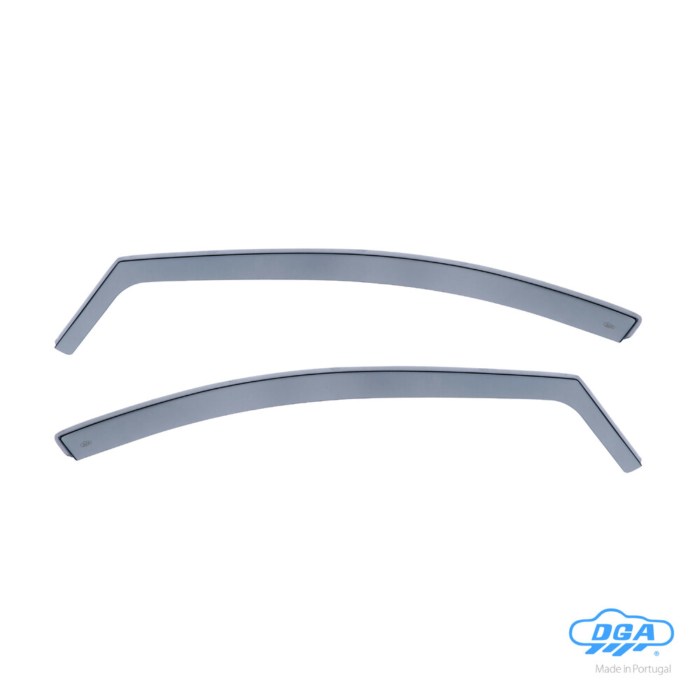 Front in-channel wind deflectors, 2 pcs, long type - compatible for Hyundai i30 5p (03/12>12/16)