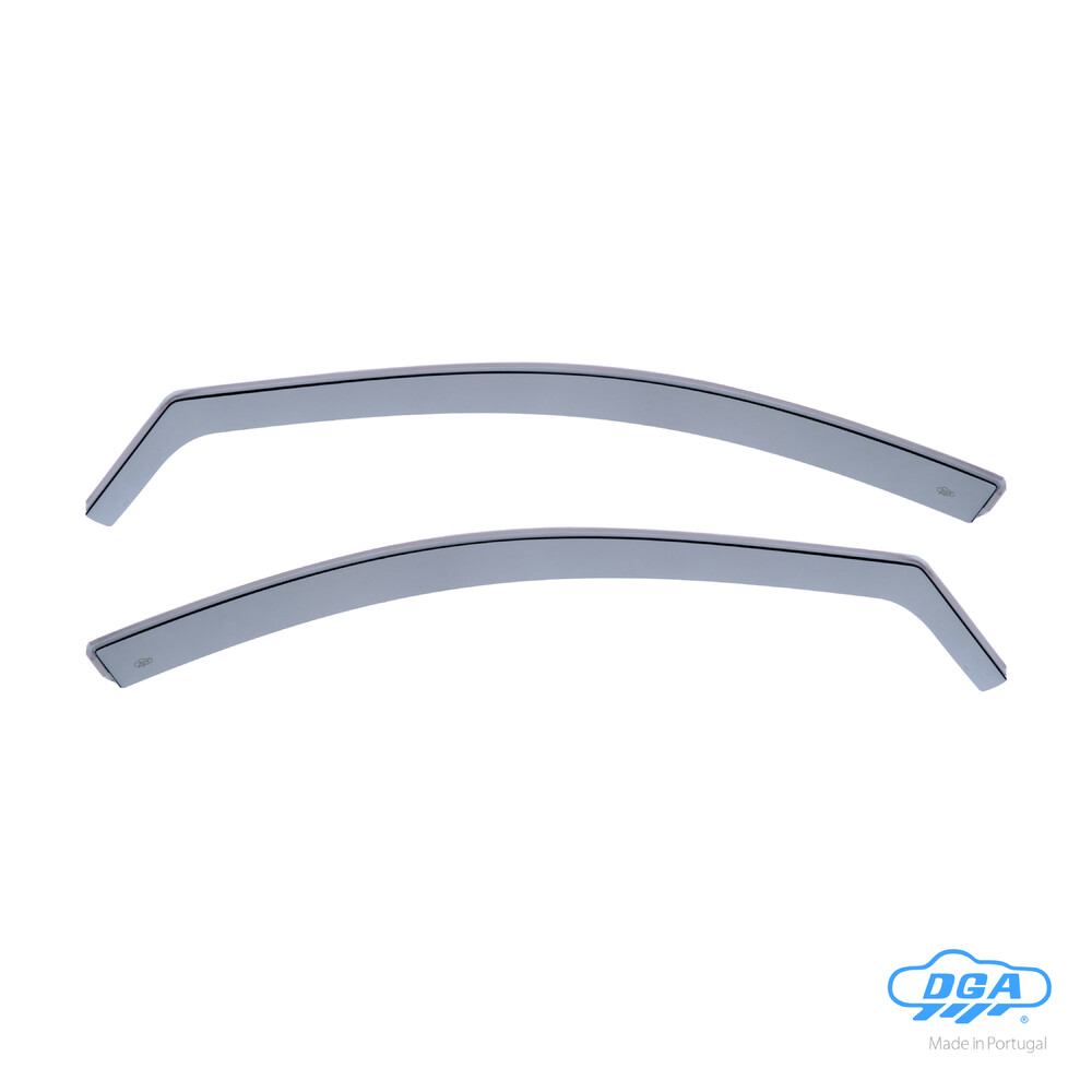 Front in-channel wind deflectors, 2 pcs, long type - compatible for Hyundai i30 5p (01/17>04/24)