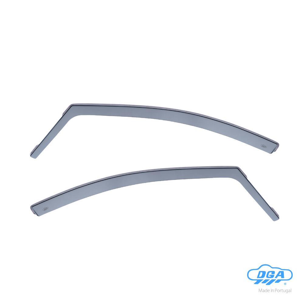 Front in-channel wind deflectors, 2 pcs, long type - compatible for Mercedes Classe A 5p (09/04>09/12)
