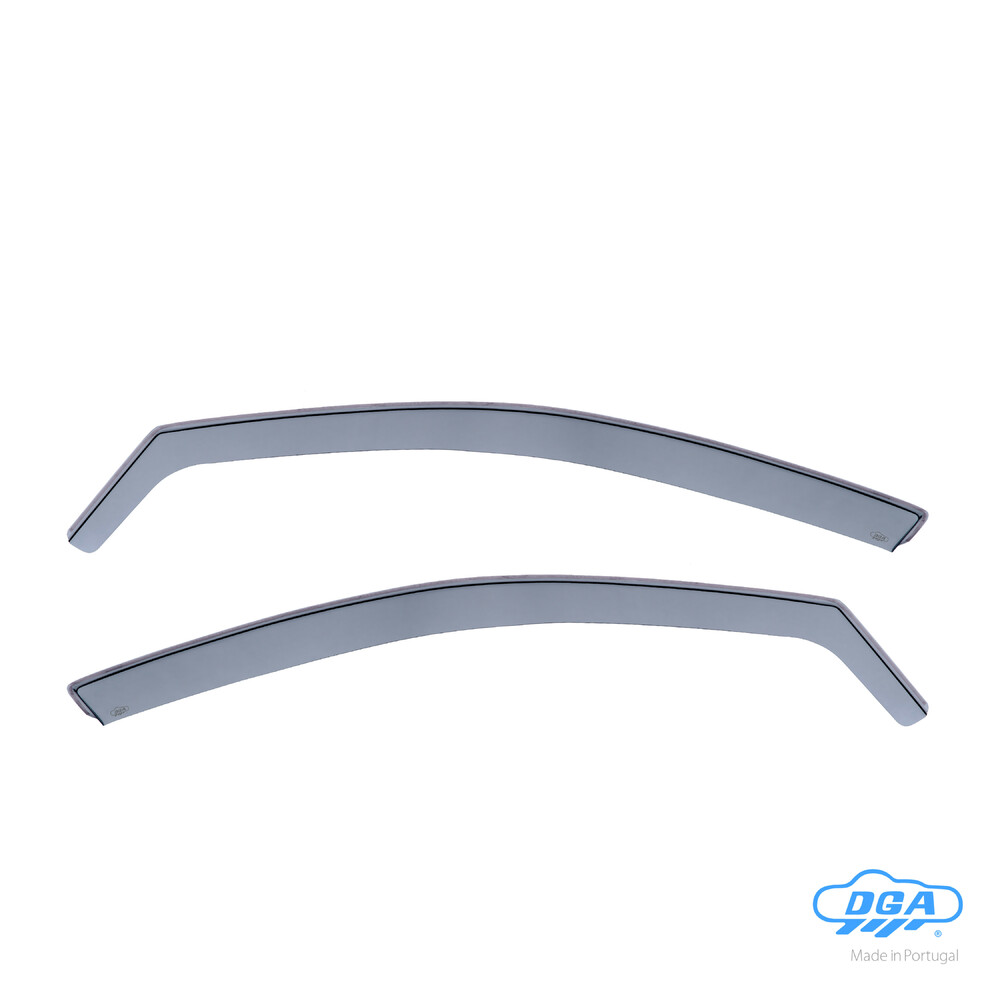 Front in-channel wind deflectors, 2 pcs, long type - compatible for Mercedes Classe A 5p (10/12>05/18)
