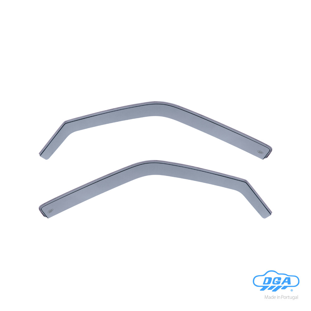 Front in-channel wind deflectors, 2 pcs, long type - compatible for Nissan Juke (10/10>11/19)