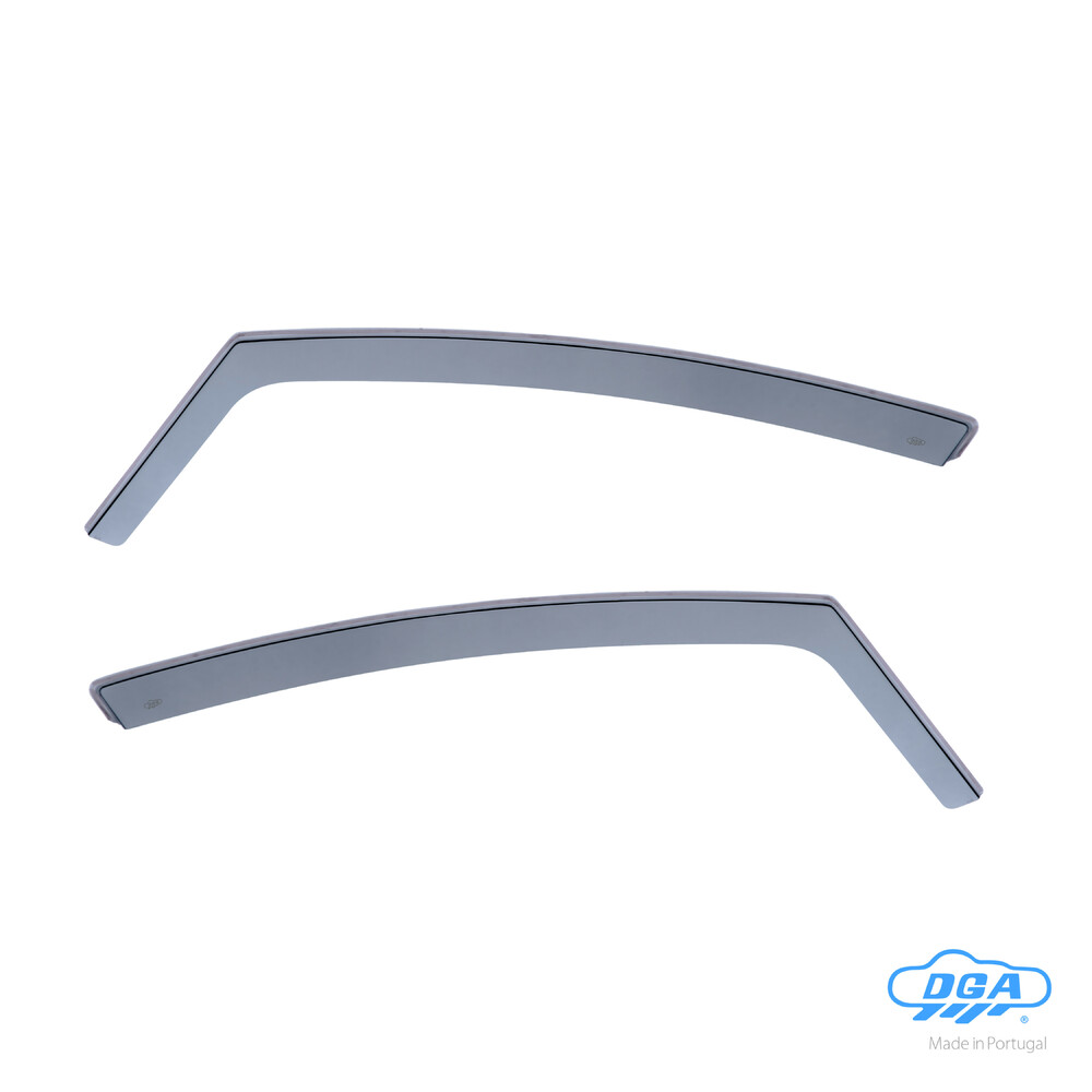 Front in-channel wind deflectors, 2 pcs, long type - compatible for Peugeot 3008 (05/09>09/16)