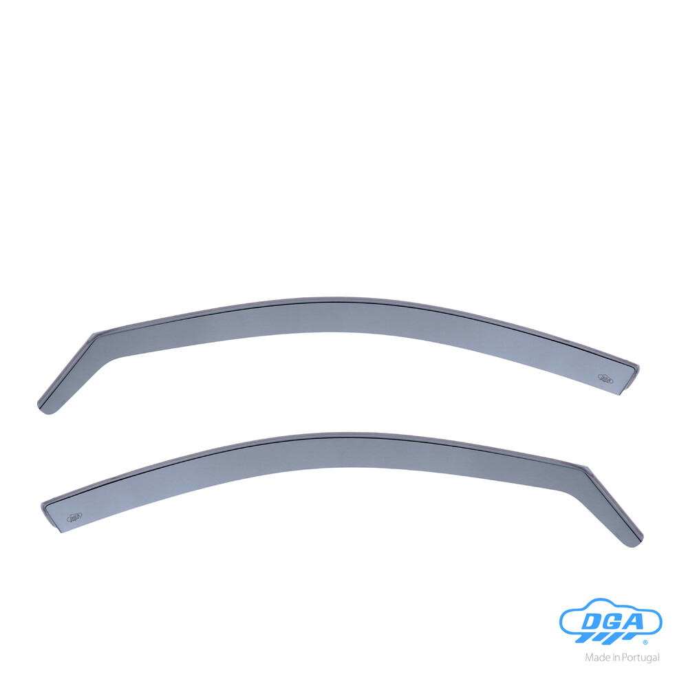 Front in-channel wind deflectors, 2 pcs, long type - compatible for Skoda Superb 4p (05/02>08/08)