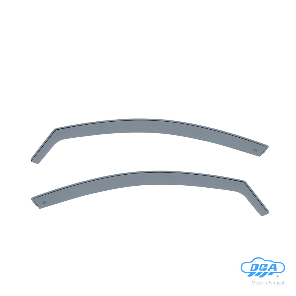 Front in-channel wind deflectors, 2 pcs, long type - compatible for Skoda Superb 4p (09/08>06/15)