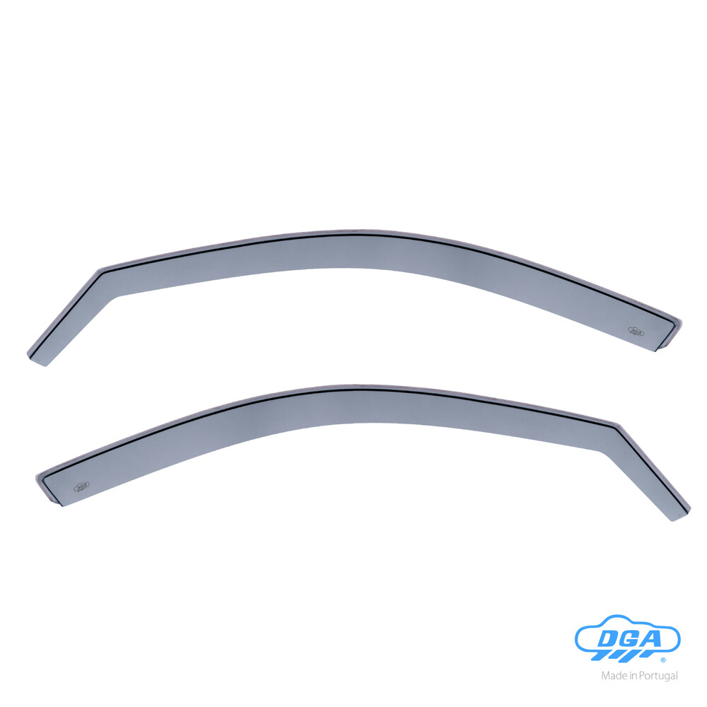 Front in-channel wind deflectors, 2 pcs, long type - compatible for Volkswagen Golf IV 5p (10/97>10/03) - Volkswagen Golf IV Variant (04/99>05/06)