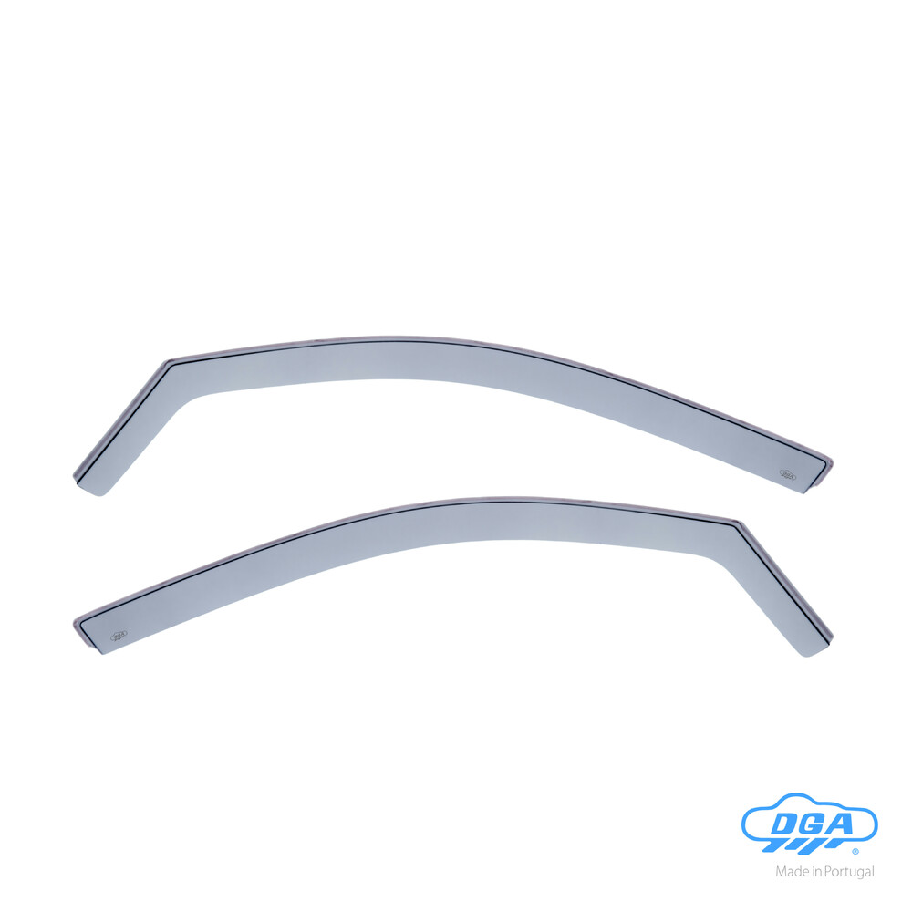 Front in-channel wind deflectors, 2 pcs, long type - compatible for Volkswagen Tiguan (05/16>11/23)