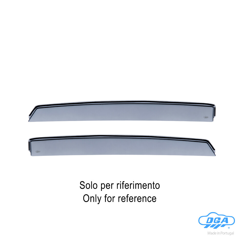 Set deflettori aria posteriori ad incastro - compatibile per Isuzu D-Max (12/20>02/23) - Isuzu D-Max (12/24>)