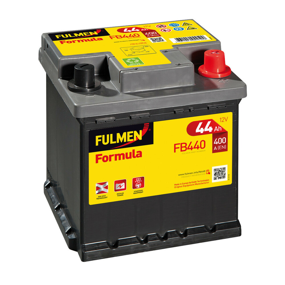 Batterie 12V - Fulmen Formula - 44 Ah - 400 A - L00
