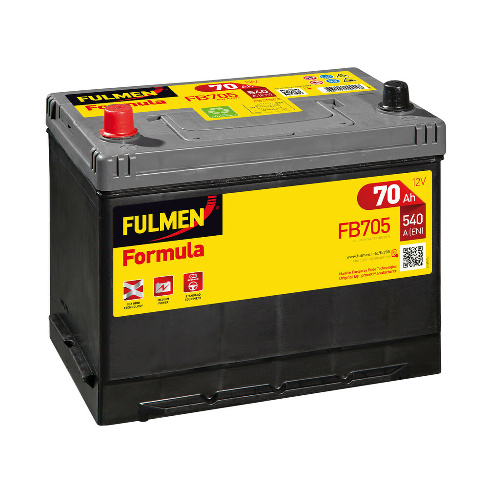 Batterie de voiture 95Ah/760A FULMEN FB955