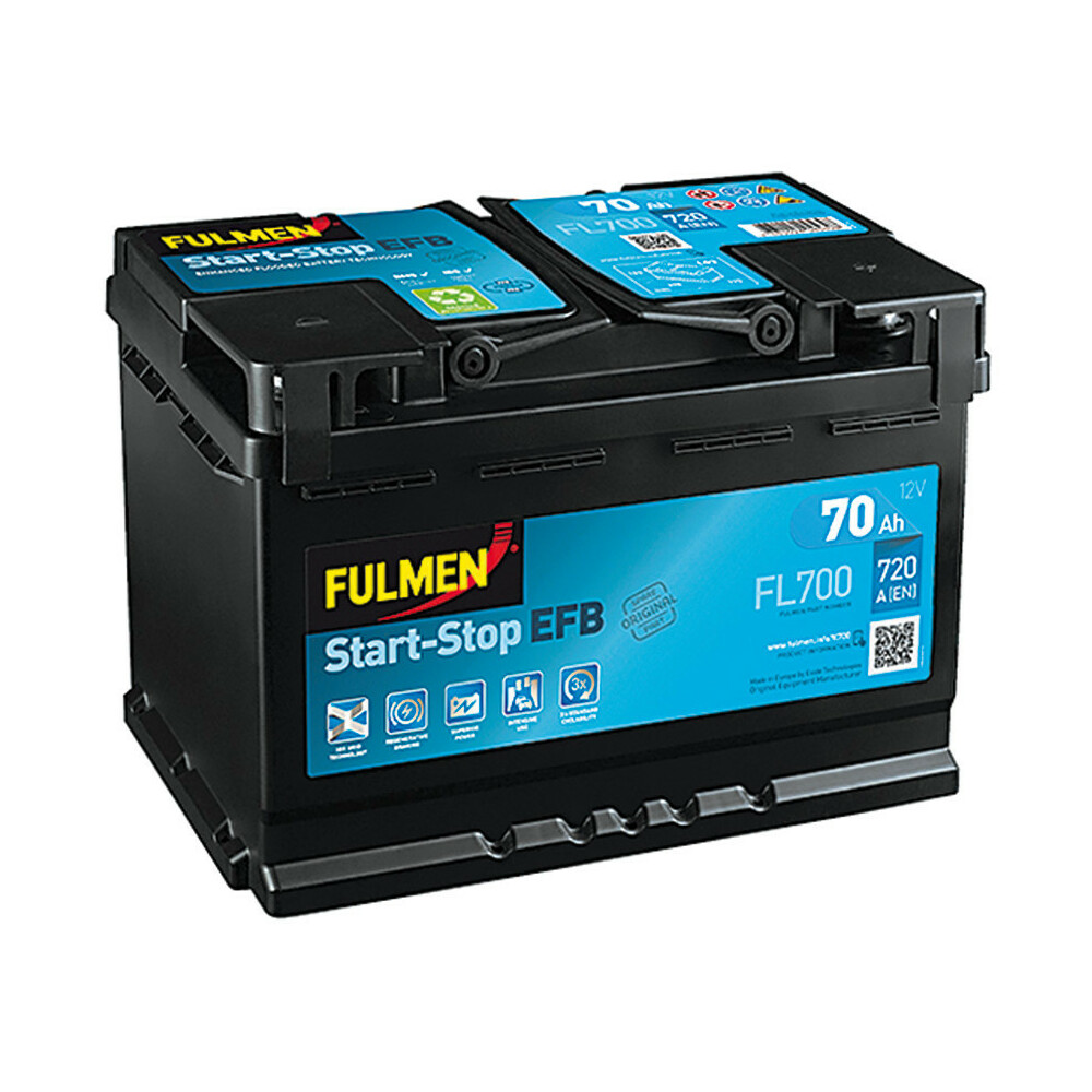 Batterie 12V - Fulmen Start-Stop EFB - 70 Ah - 720 A - L03