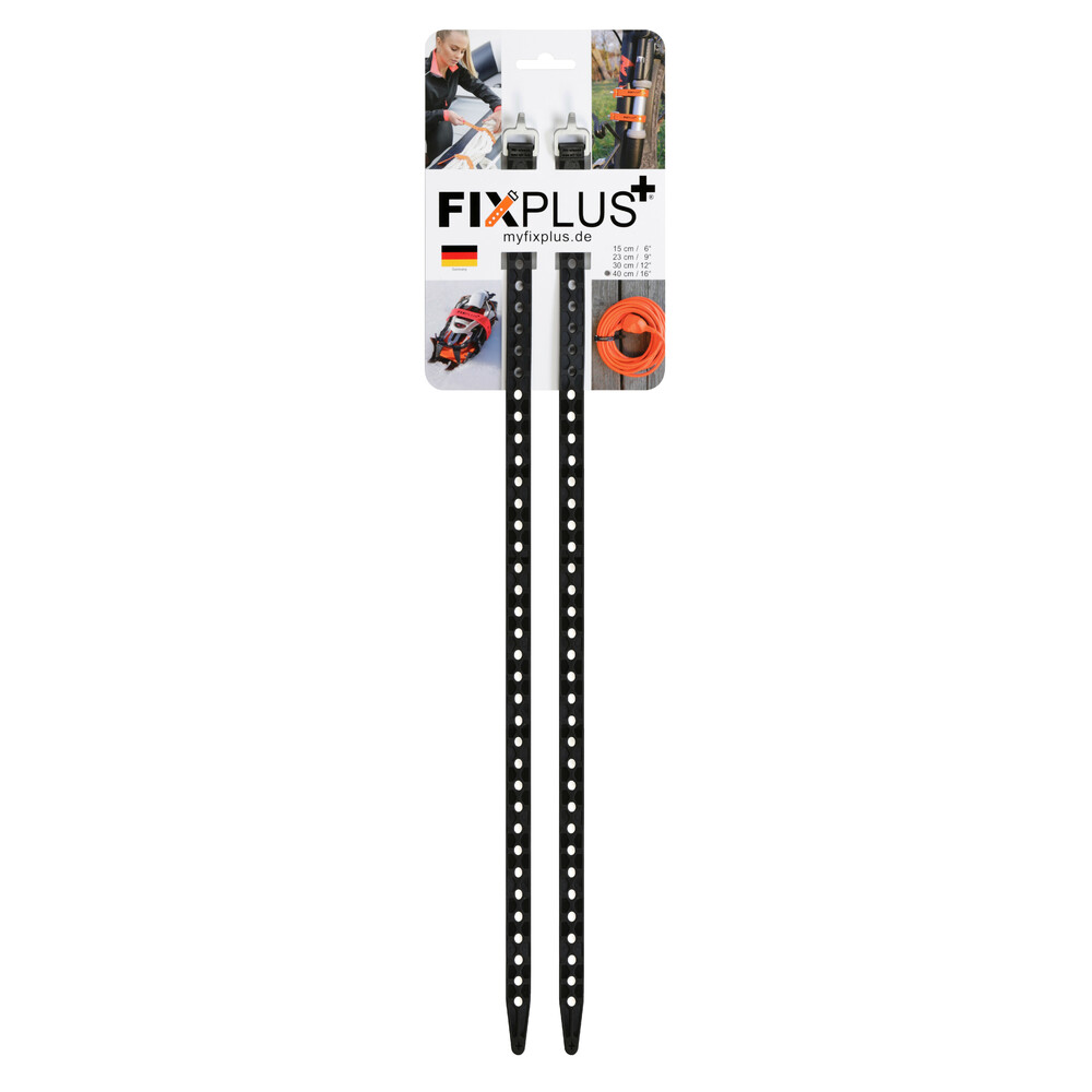 FixPlus Nano, cinghia elastica di fissaggio, 2 pz - 1,25 x 40 cm