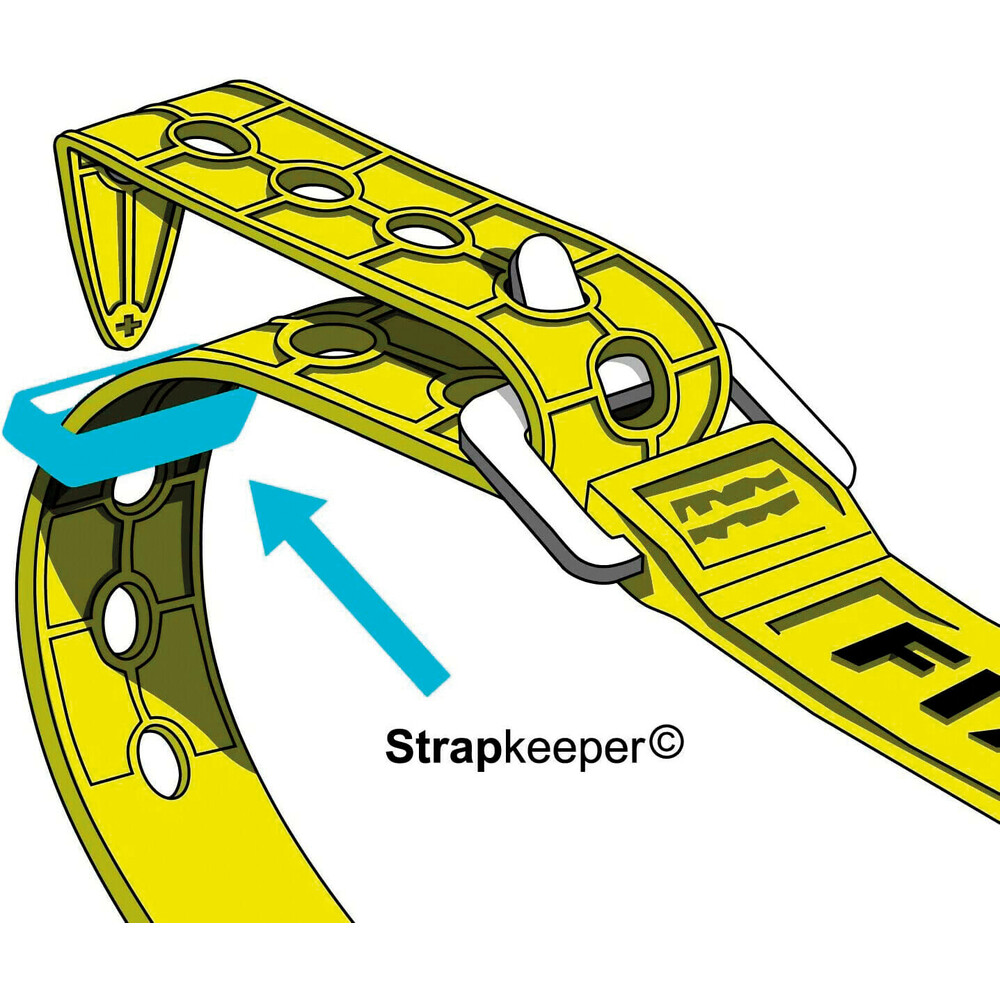 Fixplus Strapkeeper, anelli ferma cinghia, 4 pz - S - ↔ 1,25 cm