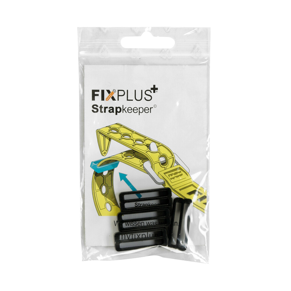 Fixplus Strapkeeper, anelli ferma cinghia, 4 pz - L - ↔ 2,30 cm