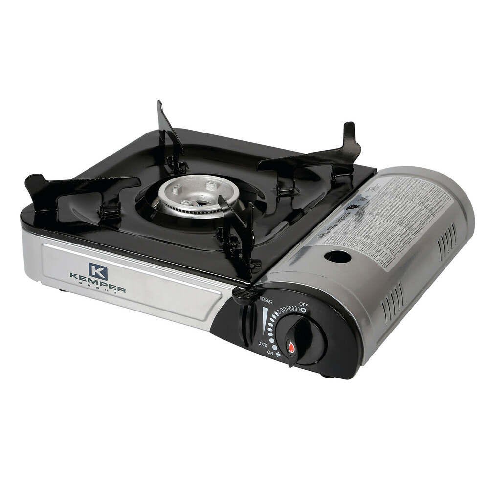 Portable gas stove, piezo electric ignitor