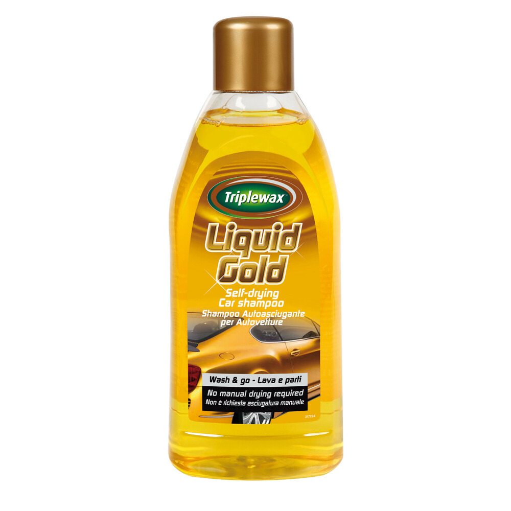 Liquid Gold, shampoo autoasciugante per auto - 1000 ml