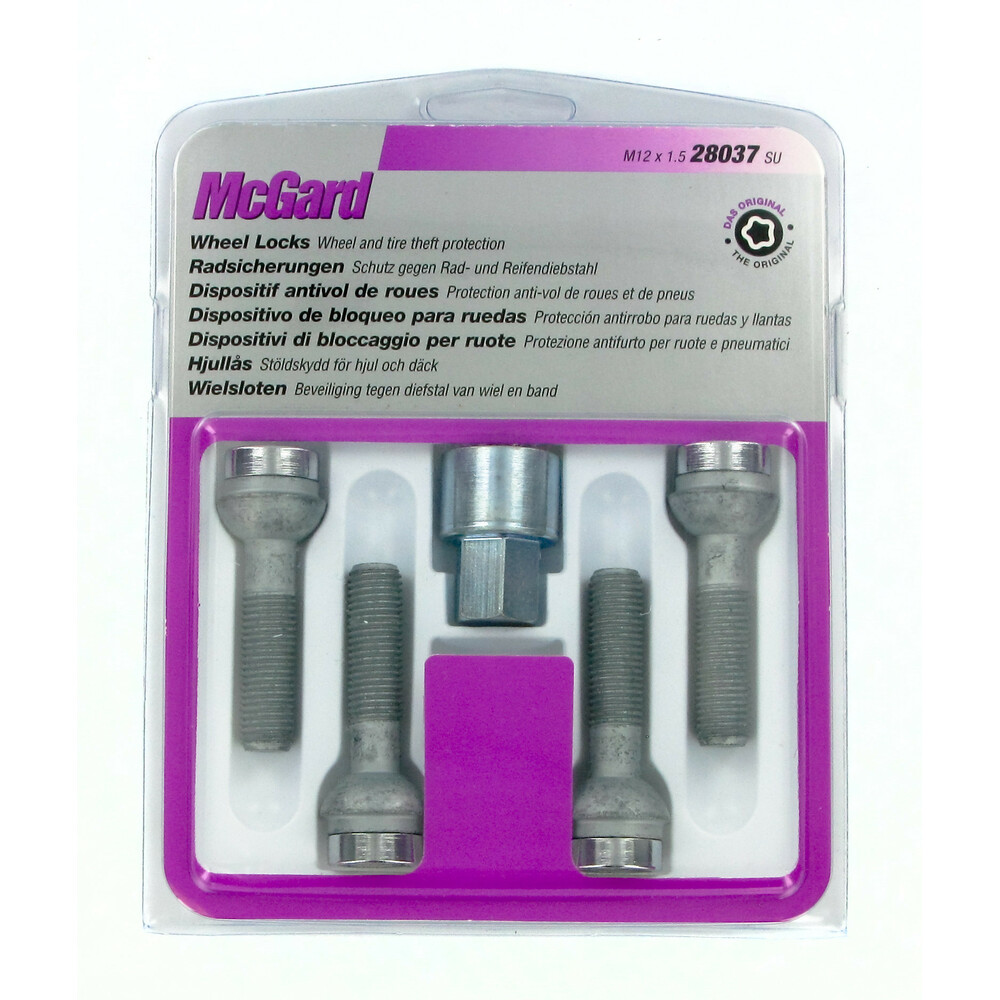 BULLONI SFERICI KIT 4 PZ E140 MCGARD ORIGINAL