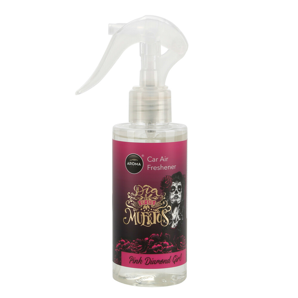 Dia de los Muertos, trigger pump liquid air freshner - 150 ml - Pink Diamond Girl