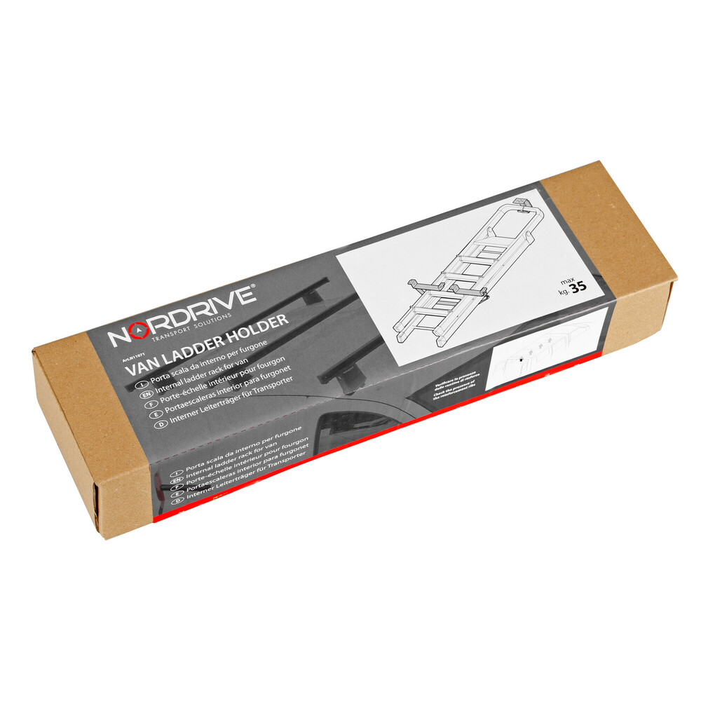 Van Ladder Holder, internal ladder rack for van