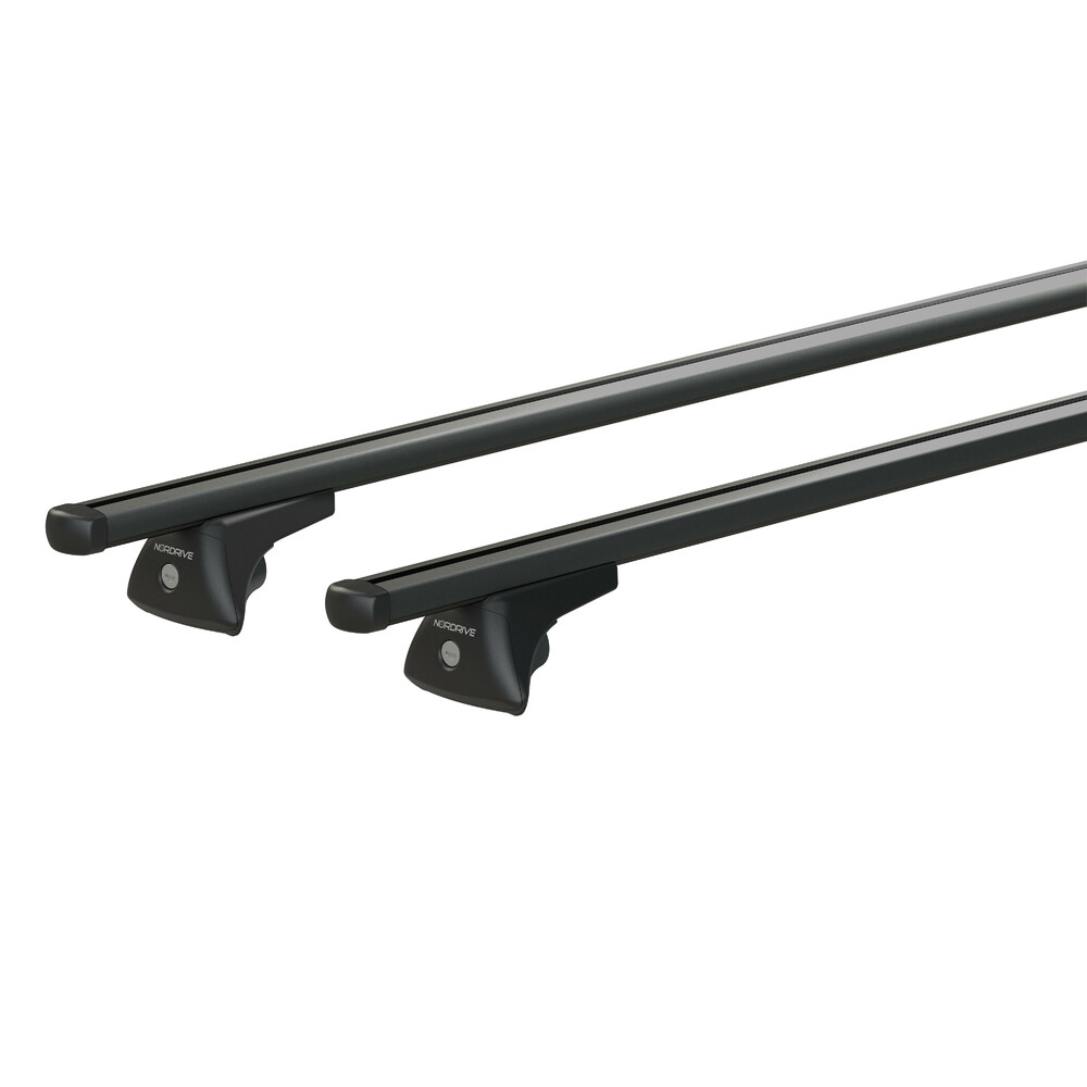 Helio Black In-Rail, set completo barre portatutto in alluminio - M - Evos IA