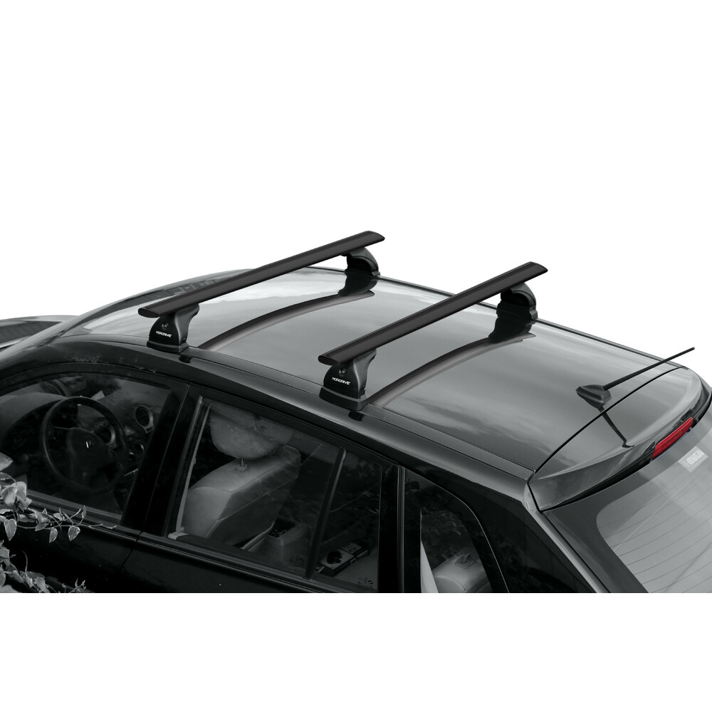 Silenzio Black, pair of aluminium roof bars - S - 108 cm