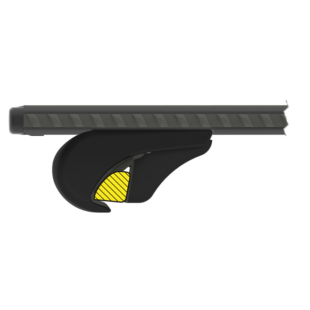 Silenzio Black Rail, set completo barre portatutto in alluminio - S - Evos RA
