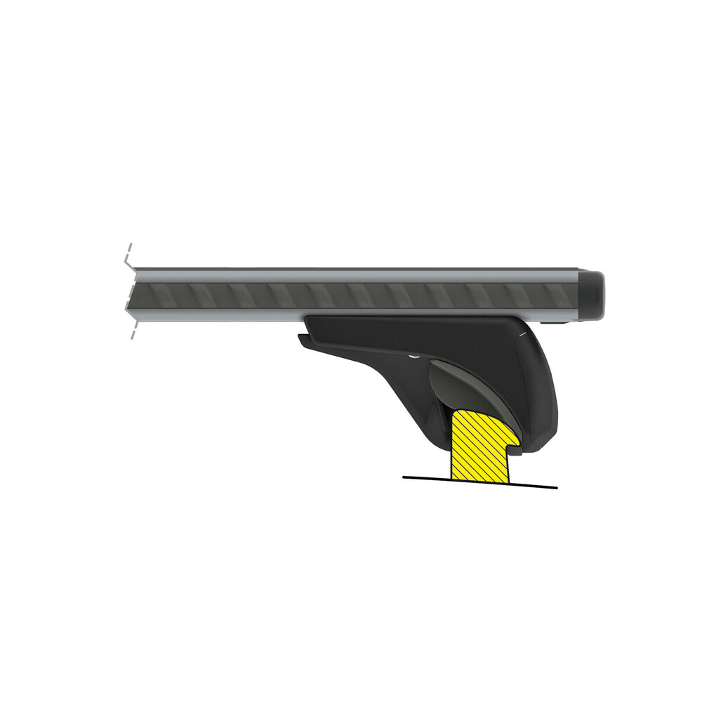 Nordrive N15095 Silenzio Rail, 1 Paar Dachträger aus Aluminium - M