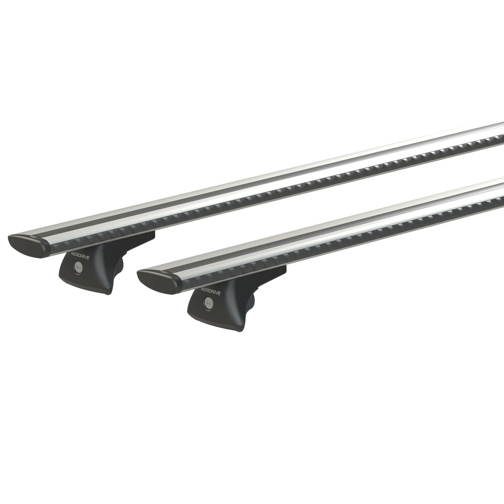 Silenzio In-Rail, set completo barre portatutto in alluminio - L - Evos IA