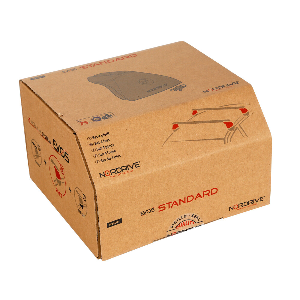 Evos ST (standard), kit 4 piedi con profilo standard