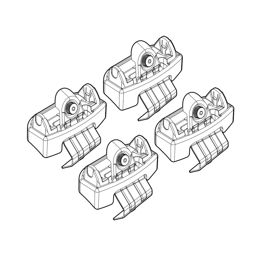 Barre portatutto compatibili con Nissan Qashqai, anno 04/21>05/24