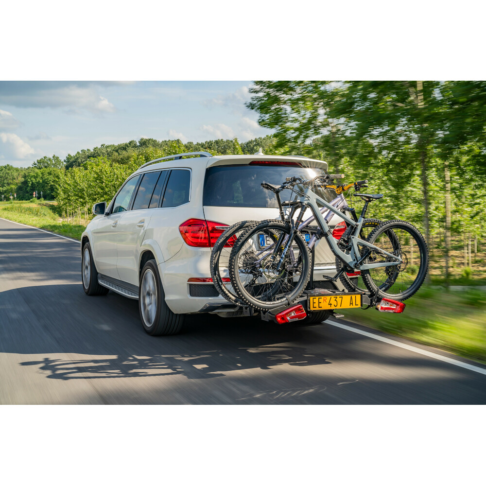 Hitchflow, foldable towbar bike rack