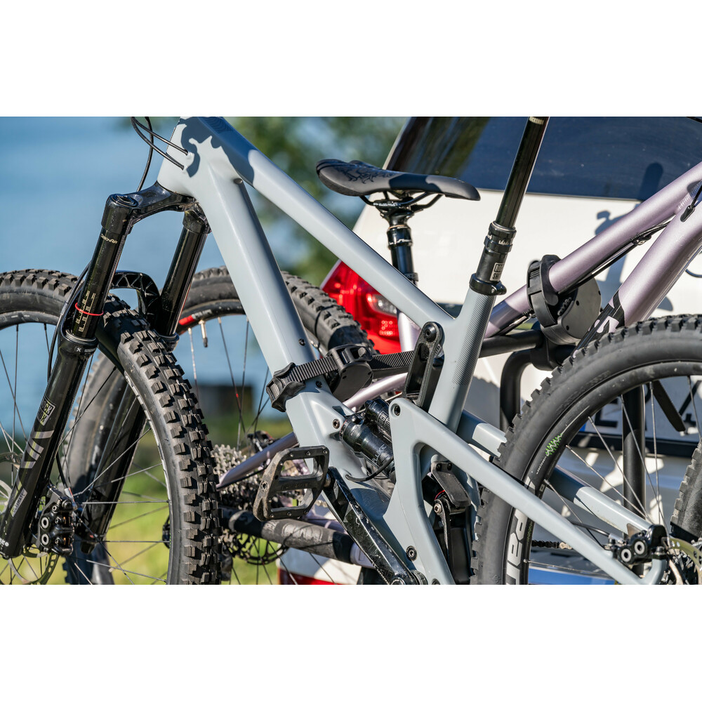 Hitchflow, foldable towbar bike rack