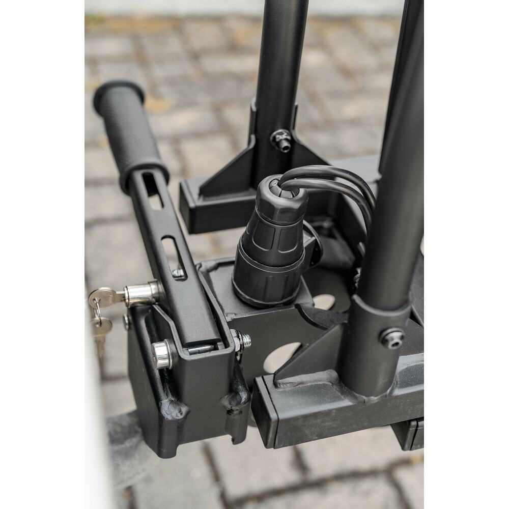 Hitchflow, foldable towbar bike rack
