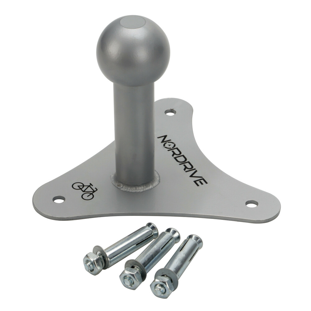 Sphere-2, universal bracket for rear tow hook bicycle racks, wall fixing