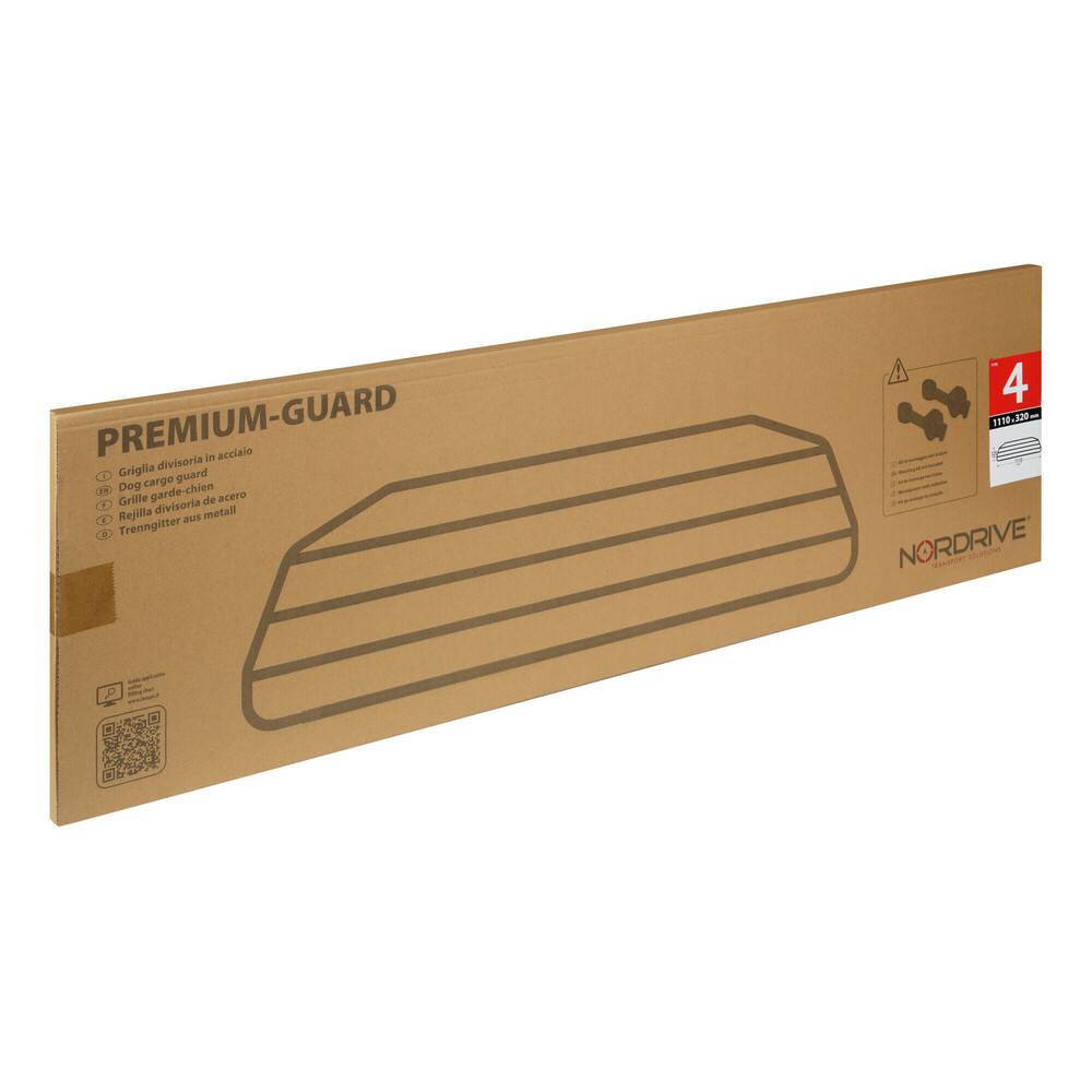 Premium-Guard, griglia divisoria in acciaio - Type 4 - 1110x320 mm