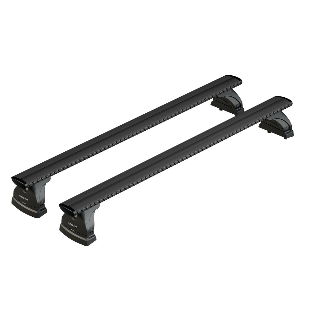 Silenzio Black complete set aluminium roof bars M Evos LP