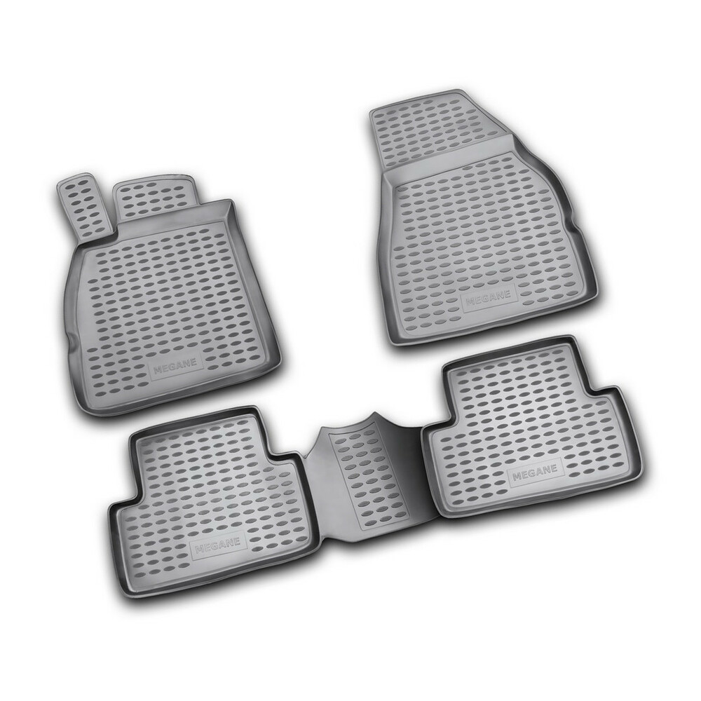 0208 Perfect Fit Black Carpet Car Mats for Renault Megane II archives