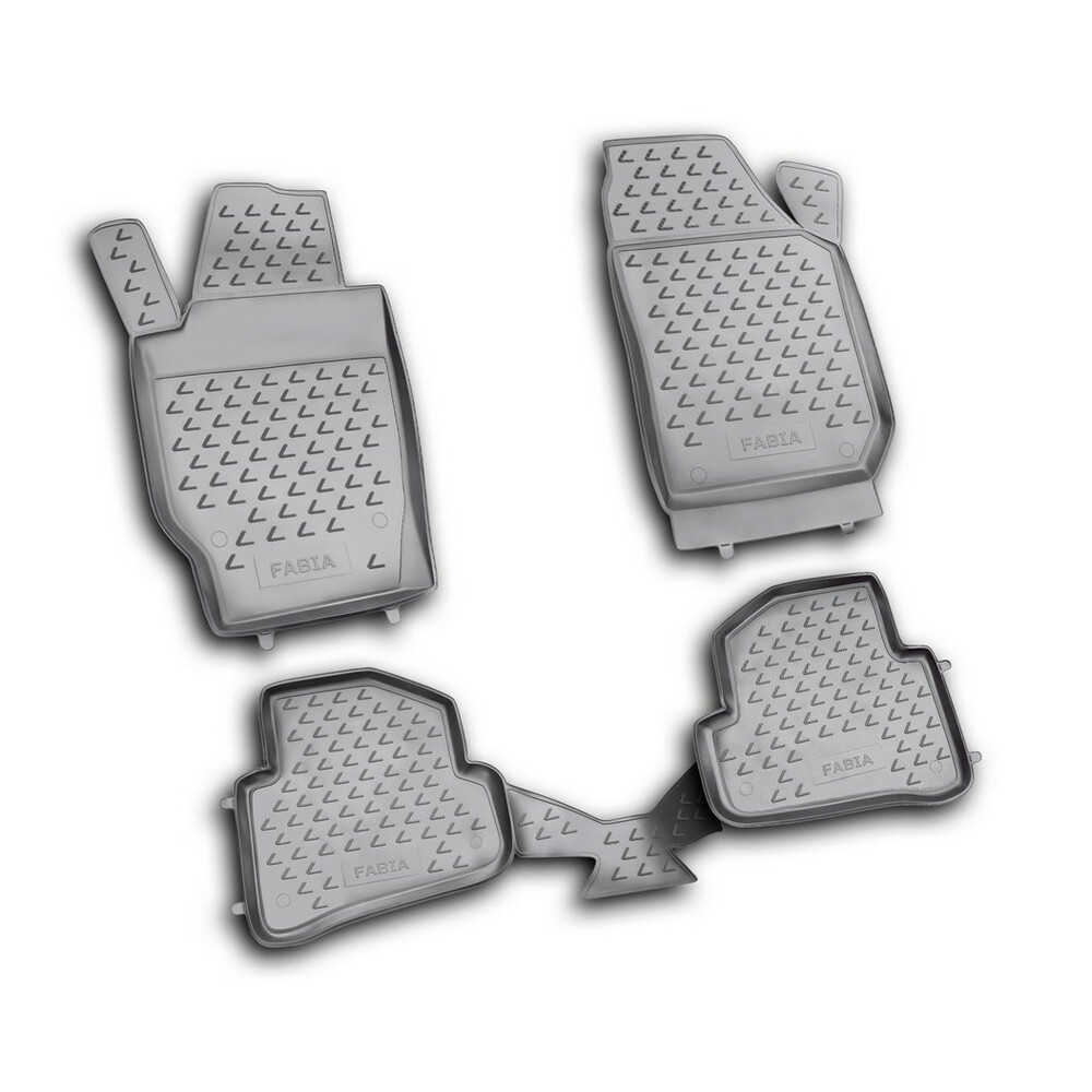 MTM Tappetini Auto Su Misura In Velluto Per Skoda Rapid (10/2012-2019) – Set 4 Pezzi Con Battitacco – Made In Italy - 3