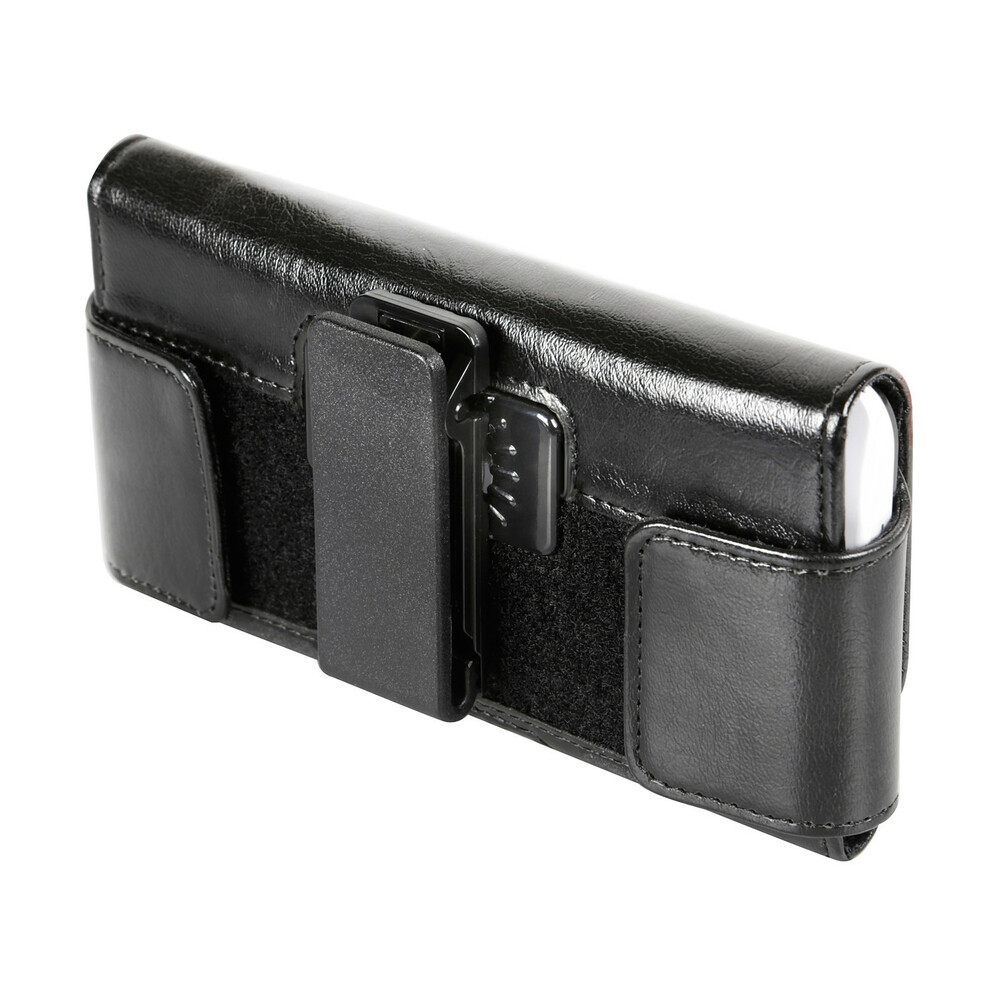 Custodia A Portafoglio In Pelle Per Oukitel U23 Con Protezione Paraurti E Tasche + Auricolari Inclusi (Nero)