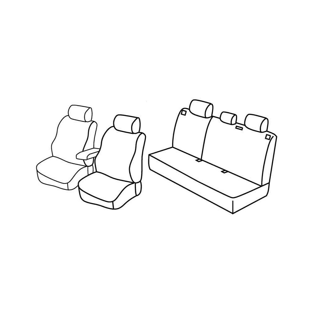 Set coprisedili Superior - Beige - Opel Astra H 5p (03/04>12/09)