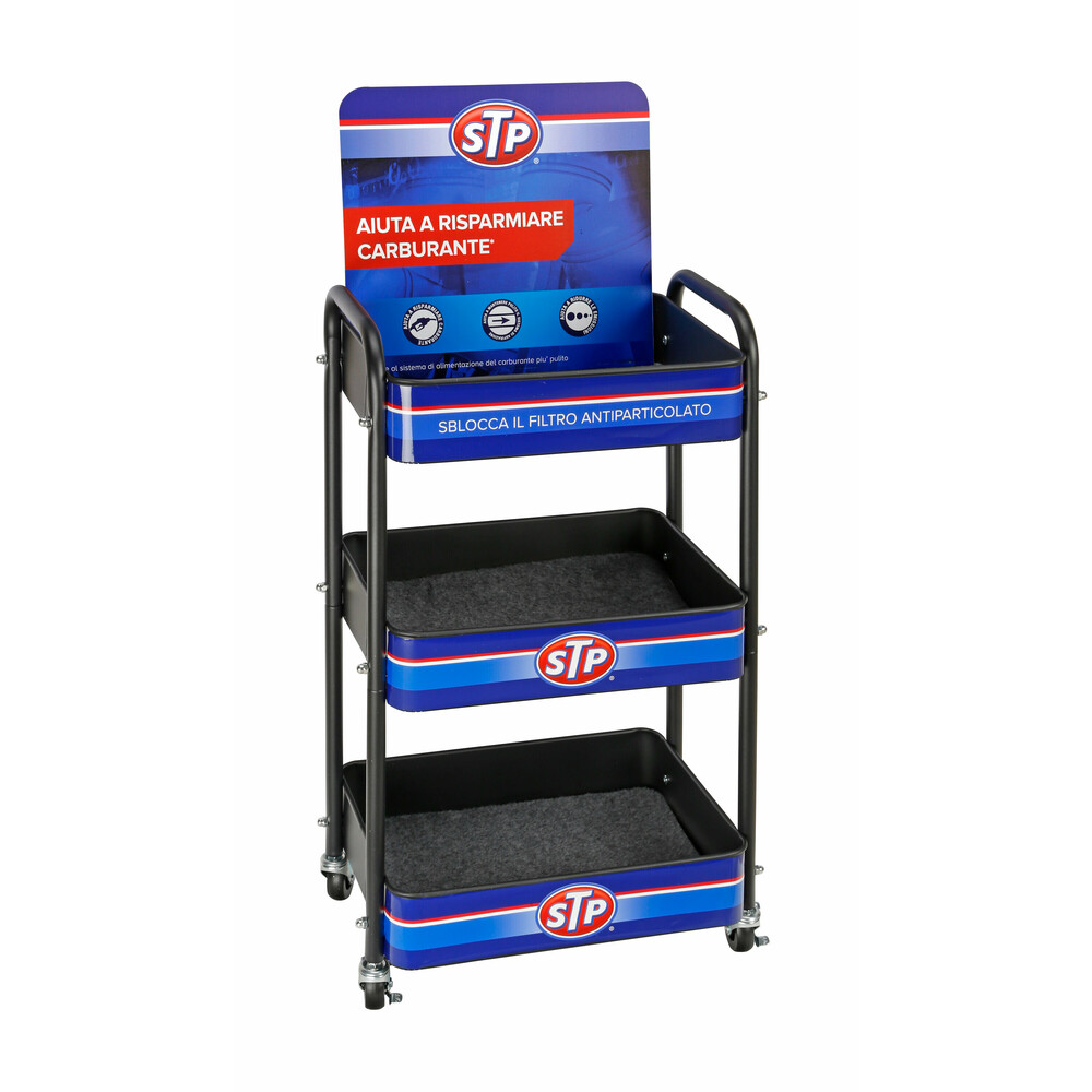 STP, espositore professionale con ruote