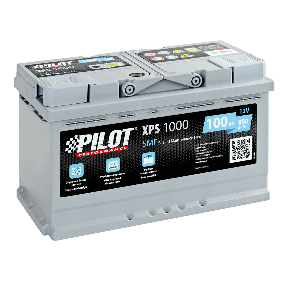 Batterie 12V - Pilot SMF - 100 Ah - 850 A - L4